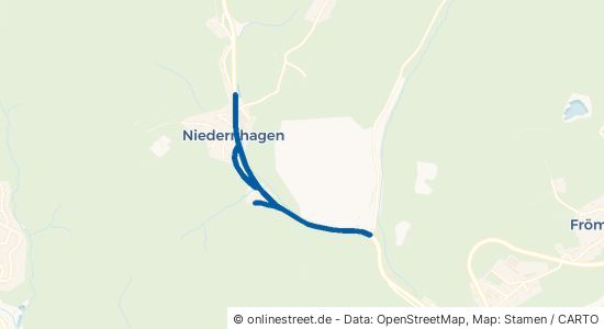 Schemmener Straße Gummersbach Niedernhagen 
