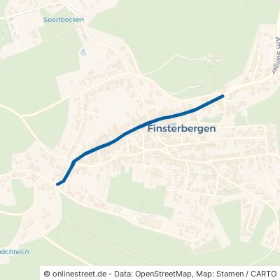 Rennsteigstraße Friedrichroda Finsterbergen 