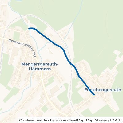Straße Am Mühlberg Frankenblick Mengersgereuth-Hämmern 