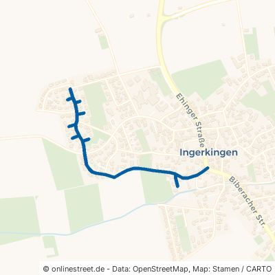Siedlungsstraße Schemmerhofen Ingerkingen 