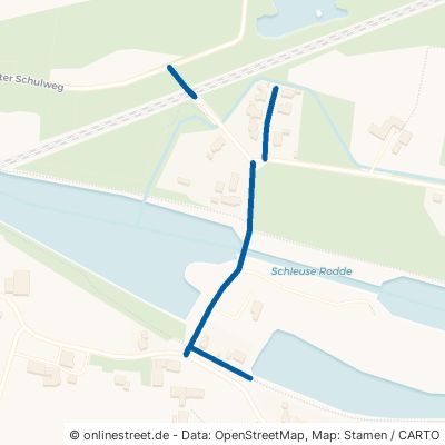 An der Schleuse Rheine Kanalhafen/Rodde 