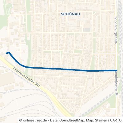 Graudenzer Linie 68307 Mannheim Schönau Schönau