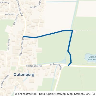 Bachfeldweg Oberostendorf Gutenberg 