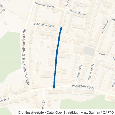 Gartenstraße 16269 Wriezen 