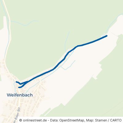 Reckenbergstraße Biedenkopf Weifenbach 