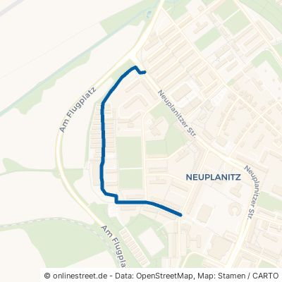 Jablonecer Straße Zwickau Neuplanitz 