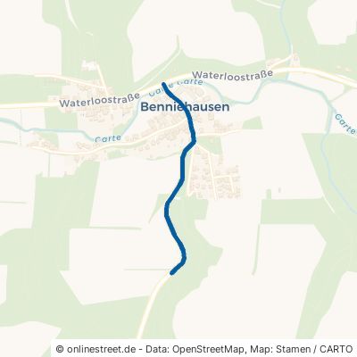 Gelliehäuser Straße Gleichen Benniehausen 