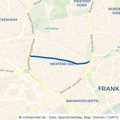 Kettenhofweg Frankfurt am Main Westend-Süd 