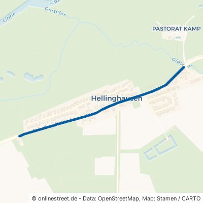 Friedhardtskirchener Straße Lippstadt Hellinghausen 