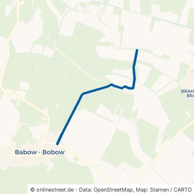 Werbener Weg Kolkwitz Babow 