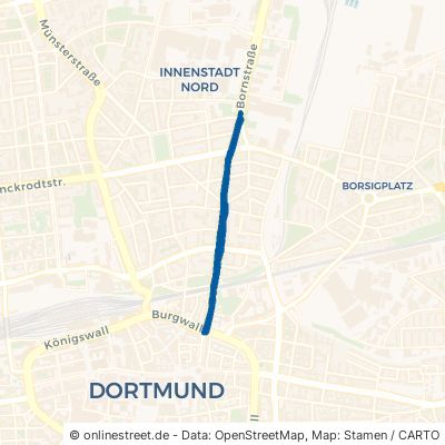Bornstraße Dortmund Mitte Innenstadt-West