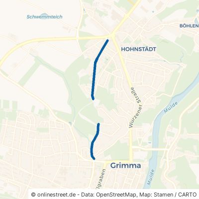 Nordstraße Grimma Großsteinberg 