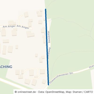 Waldweg Chieming Arlaching 