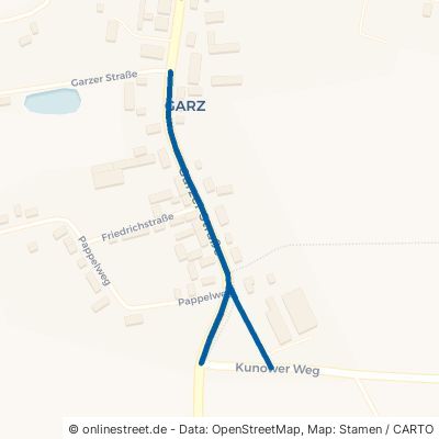 Garzer Straße Plattenburg Garz 