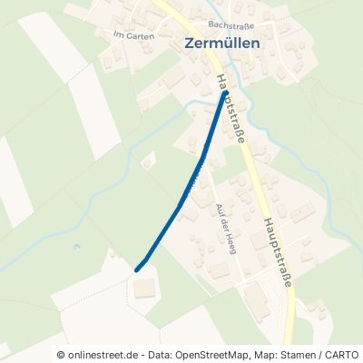 Schützenstraße Verbandsgemeinde Kelberg Zermüllen 