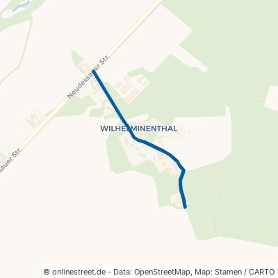Wilhelminenthaler Straße Milower Land Milow 