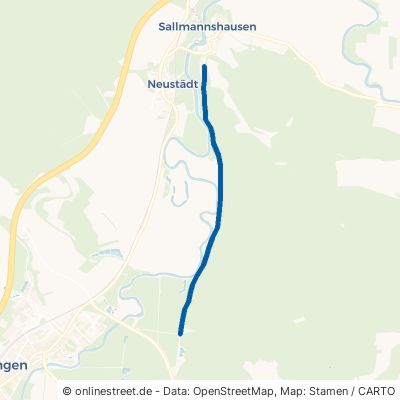 Werratal-Radweg Gerstungen Sallmannshausen 