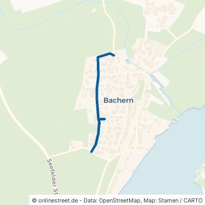Renkenstraße Inning am Ammersee Bachern Bachern