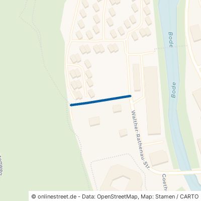 Walter-Rathenau-Straße Thale Benneckenrode 