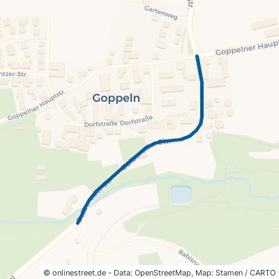 Golberoder Straße Bannewitz Goppeln 