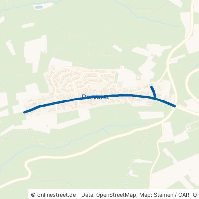 Ortsstraße Oberstenfeld Prevorst 