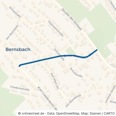 Ernst-Schneller-Straße Lauter-Bernsbach Bernsbach 