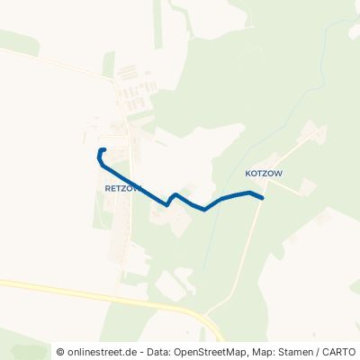 Parkweg Rechlin Retzow 