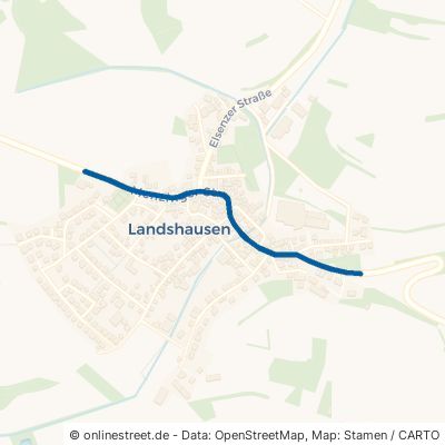 Menzinger Straße Kraichtal Landshausen 