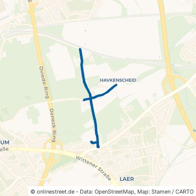 Havkenscheider Straße Bochum Laer 