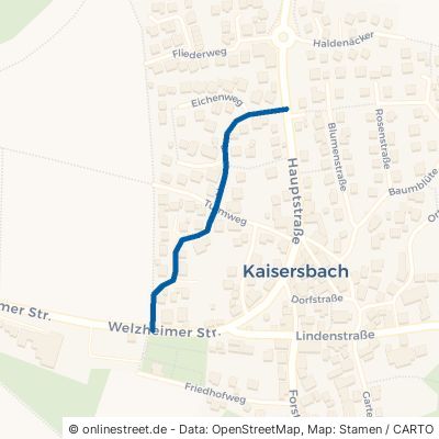 Ahornstraße Kaisersbach Eulenhof 