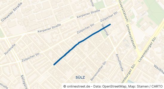 Palanterstraße 50937 Köln Sülz Lindenthal