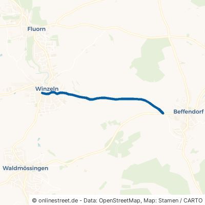 Oberndorfer Straße Fluorn-Winzeln Winzeln 