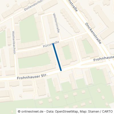 Kohlrauschstraße Essen Frohnhausen 
