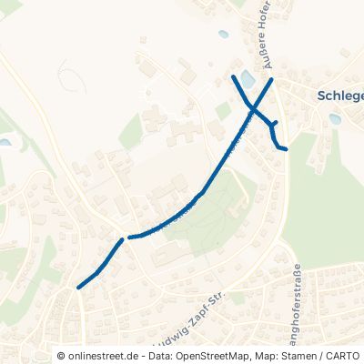Hofer Straße Münchberg Schlegel 