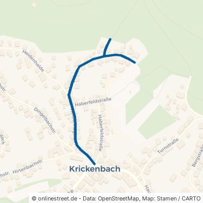 Heidenhügelstraße Krickenbach 