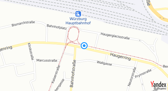 H. Hauptbahnhof Ost: Nach Grombühl 97070 Würzburg Würzburg Altstadt 