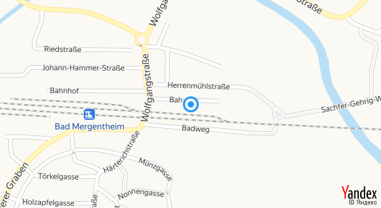 Bahnhof 97980 Bad Mergentheim 