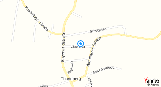 Jägerweg 94169 Thurmansbang Thannberg 