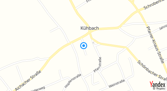 Fußweg 86556 Kühbach 