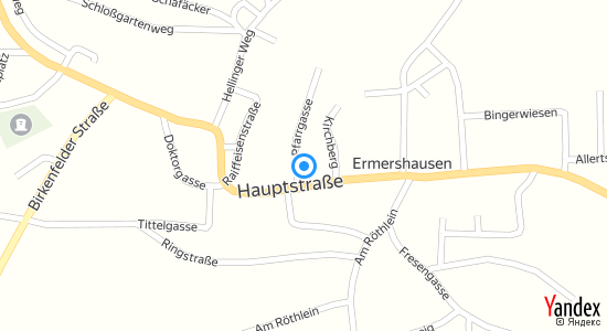 Rathausplatz 96126 Ermershausen 