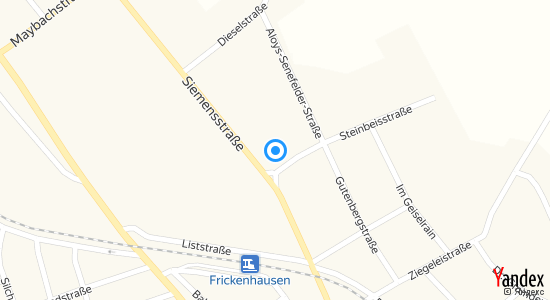 Steinbeisstraße 72636 Frickenhausen 