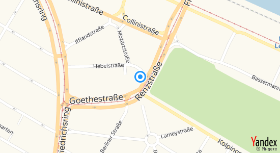 Goetheplatz 68161 Mannheim Oststadt