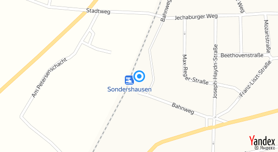 Bahnhof 99706 Sondershausen Stockhausen 