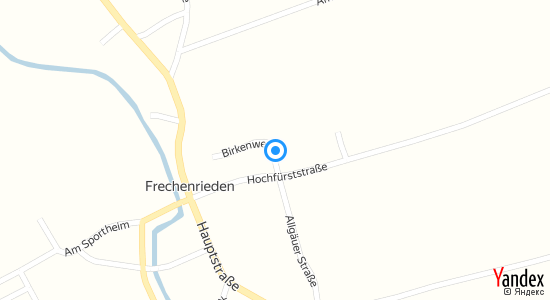 Birkenweg 87733 Markt Rettenbach Frechenrieden