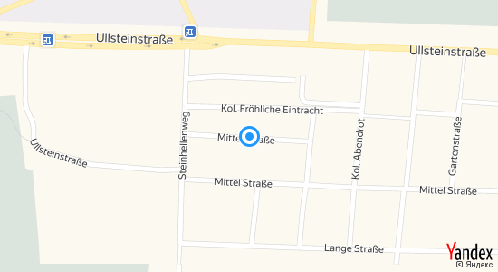 Kolonie Fröhliche Eintracht Mittelstraße 12109 Berlin Bezirk Tempelhof-Schöneberg