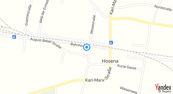 Bahnhofsteg 01996 Senftenberg Hosena 