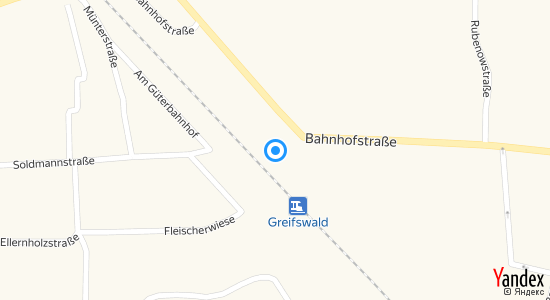 Bahnhofsstrasse Radwege 17489 Greifswald 