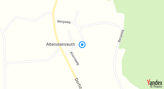 Hüttenweg 95508 Kulmain Altensteinreuth 