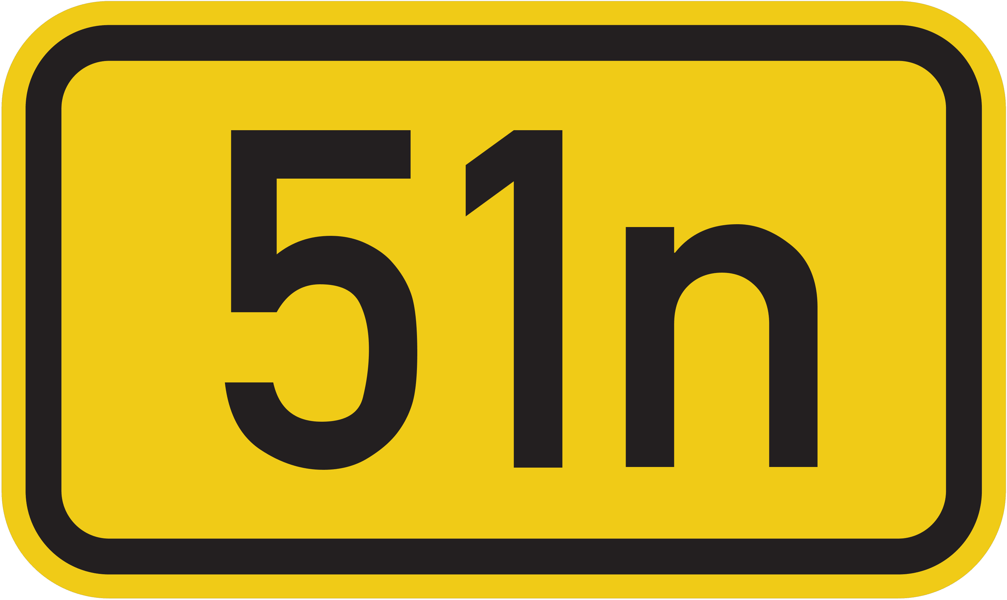 Straßenschild Bundesstraße 51n