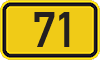 Bundesstraße: B 71